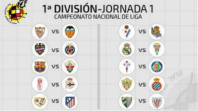 Calendario de la Liga BBVA 2014-15