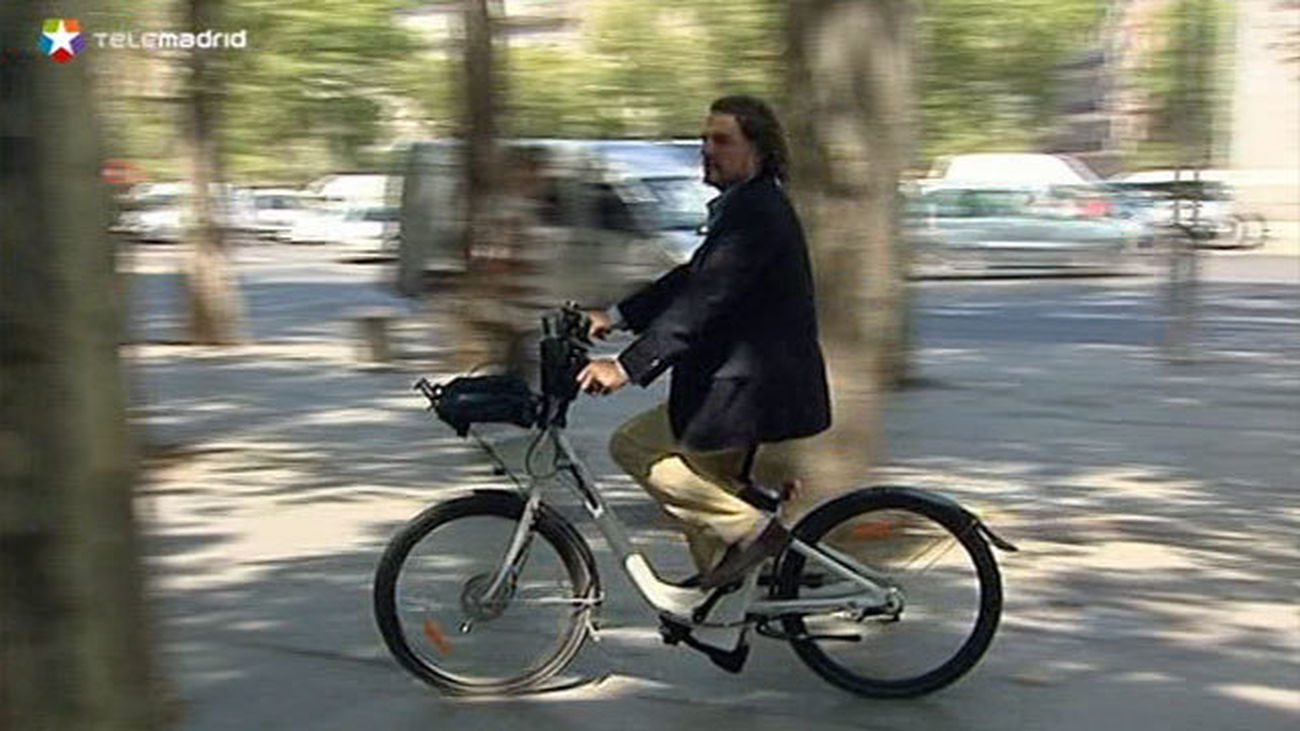 Un usuario del BiciMad