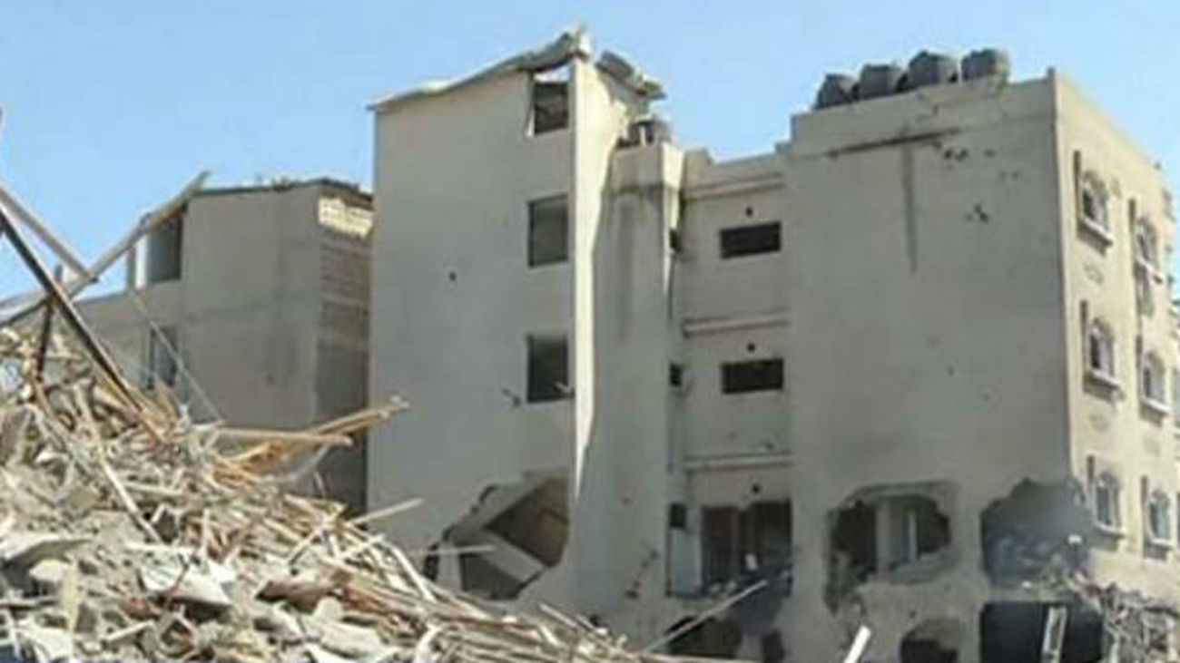Edificios destruidos en Gaza