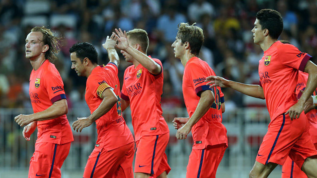 1-1. El Barcelona emite señales de mejoría con Xavi en el campo