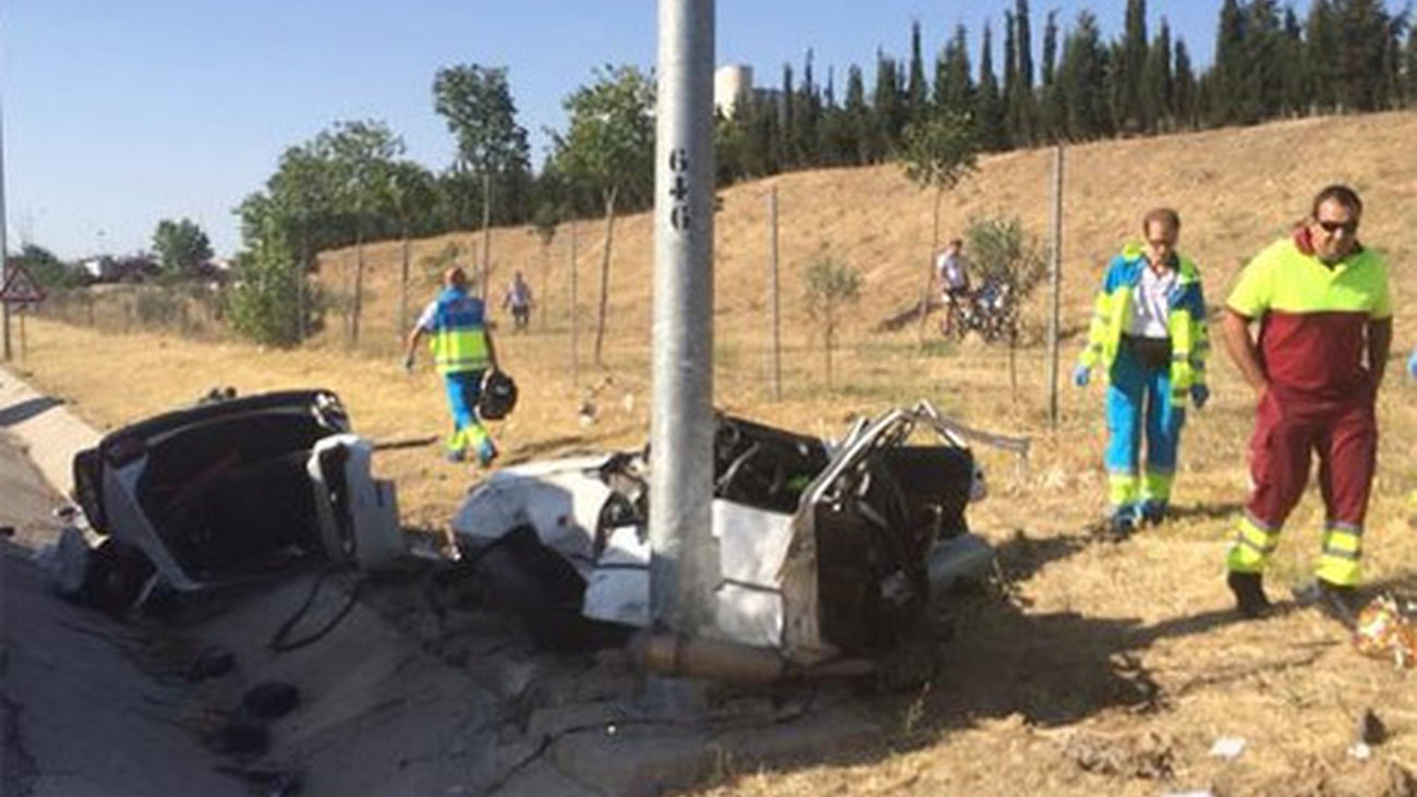 Dos fallecidas y una niña herida grave en accidente de tráfico en Fuenlabrada