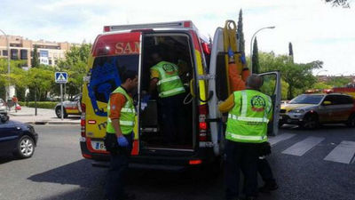 Dos motoristas heridos graves en la capital en apenas una hora