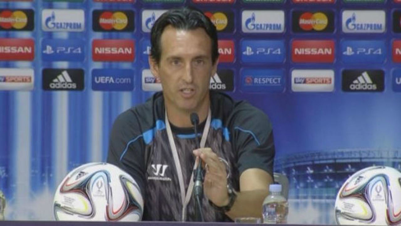 Emery: "Es un partido de ilusión y ya hemos ganado al Madrid"