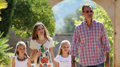 Los Reyes se interesan por la recuperación de la Sierra de Tramuntana