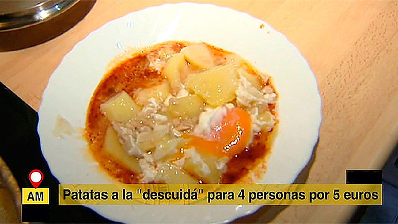 Receta de patatas a la 'descuidá'