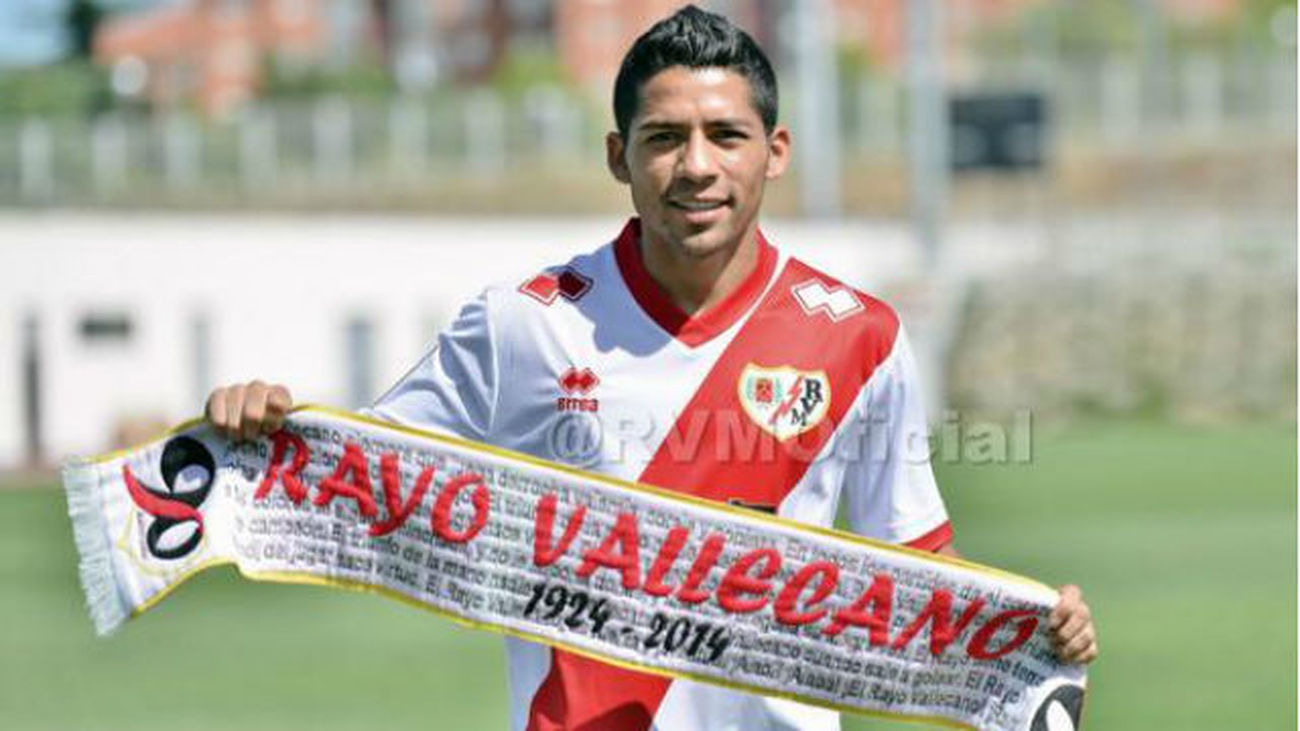 Aquino, jugador del Rayo Vallecano