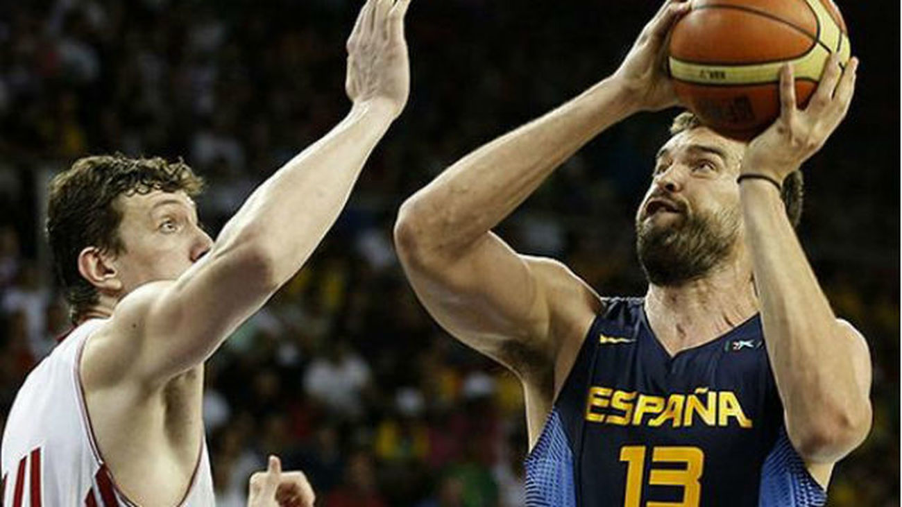 Marc Gasol, jugador de la selección española