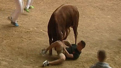 El primer encierro de Leganés se salda sin heridos de consideración