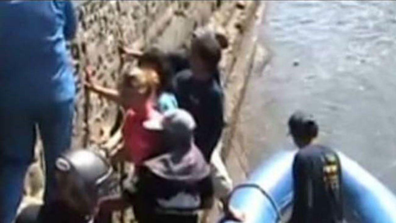 Rescatados en Indonesia