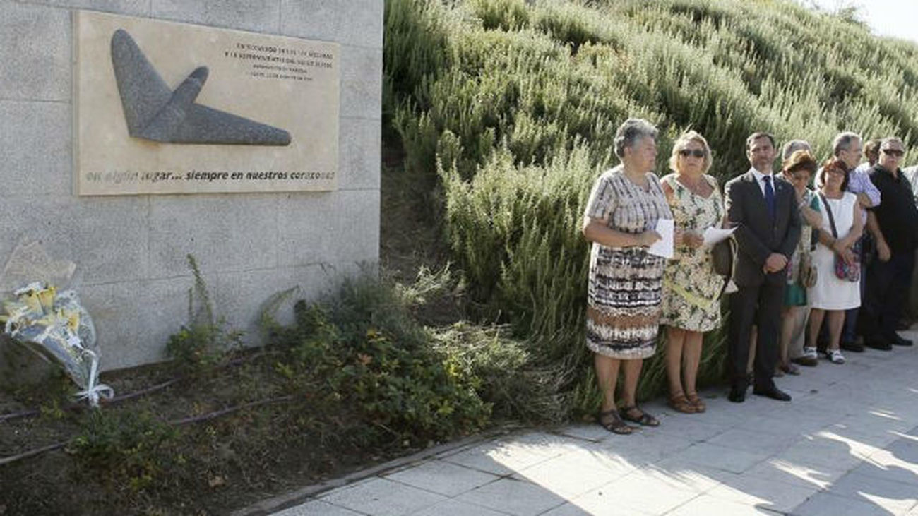 Homenaje a las víctimas de Spanair