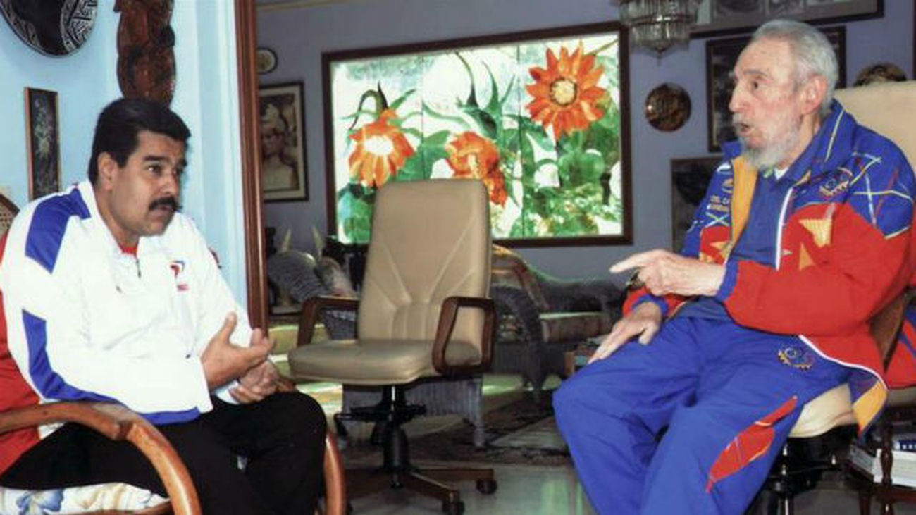 Maduro con Castro
