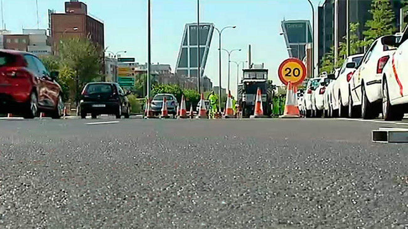 Operación asfalto en las calles de Madrid