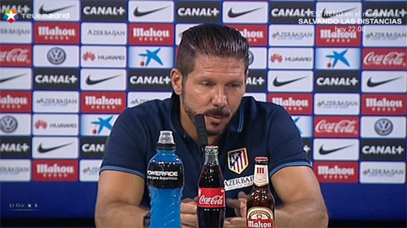 Simeone: "Cuando uno se equivoca es justo pagarlo y estamos esperando"