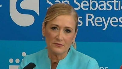 Cifuentes parafrasea a Churchill tras conocerse los resultados electorales