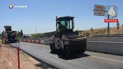 Al 30% el tercer carril de la M-503, la carretera más transitada de la región