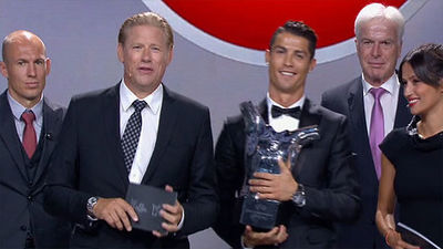 Cristiano Ronaldo, mejor jugador europeo del año
