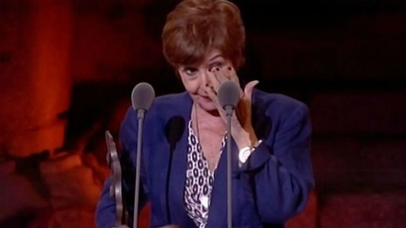 Concha Velasco recibe en Mérida el reconocimiento del mundo del teatro