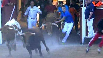 El herido por traumatismo severo en el encierro de Sanse recibe el alta