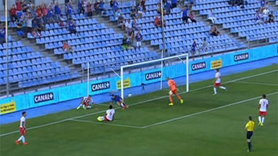 1-0. Victoria agónica del Getafe ante el Almería