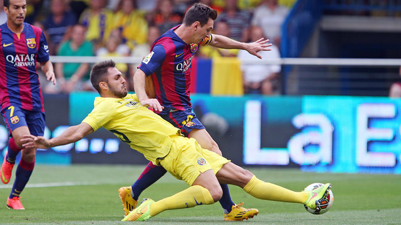 0-1. El Barça supera la resistencia del Villarreal con un gol de Sandro