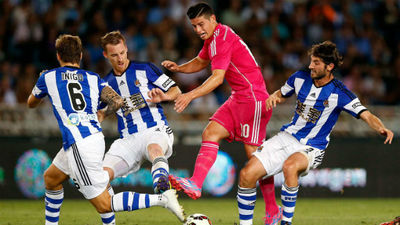 4-2. Naufragio del Real Madrid en Anoeta