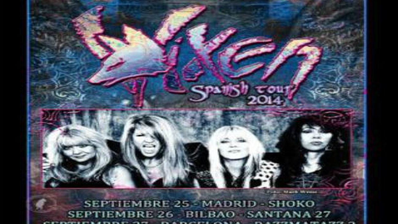 Vixen, las reinas del glam metal, actuarán en Madrid y Barcelona en septiembre