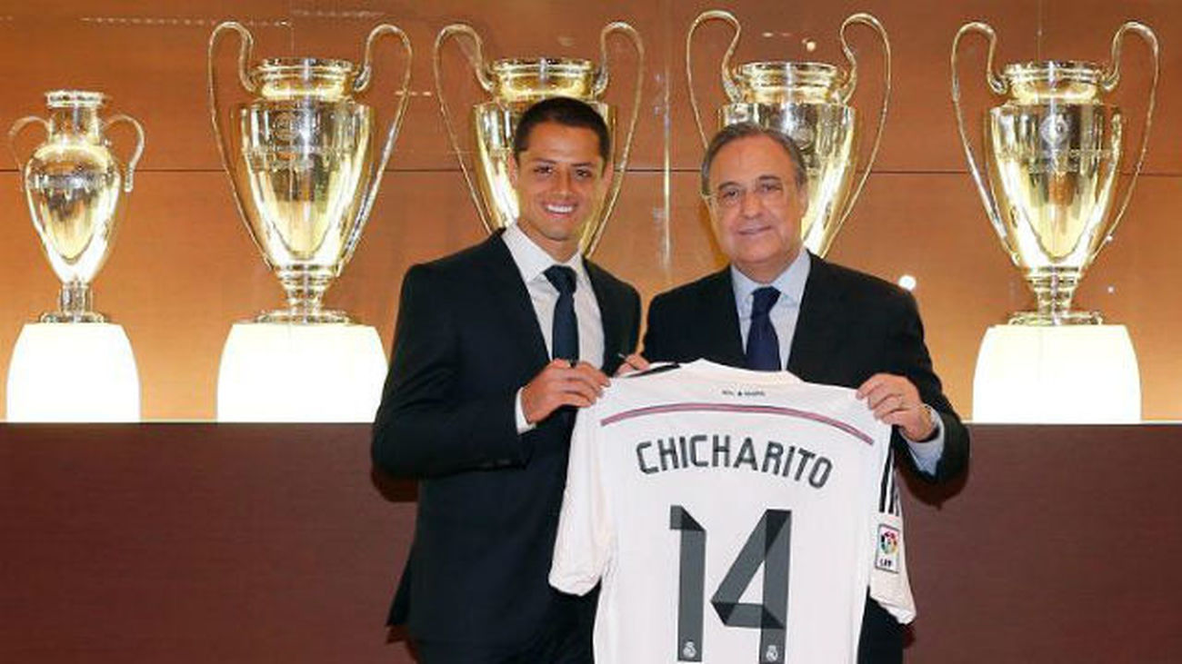 Chicharito Hernández, jugador del Real Madrid