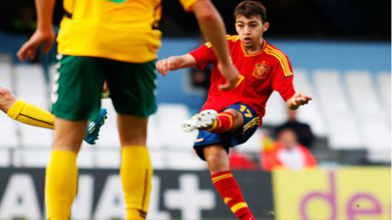 Munir, jugador de la selección española