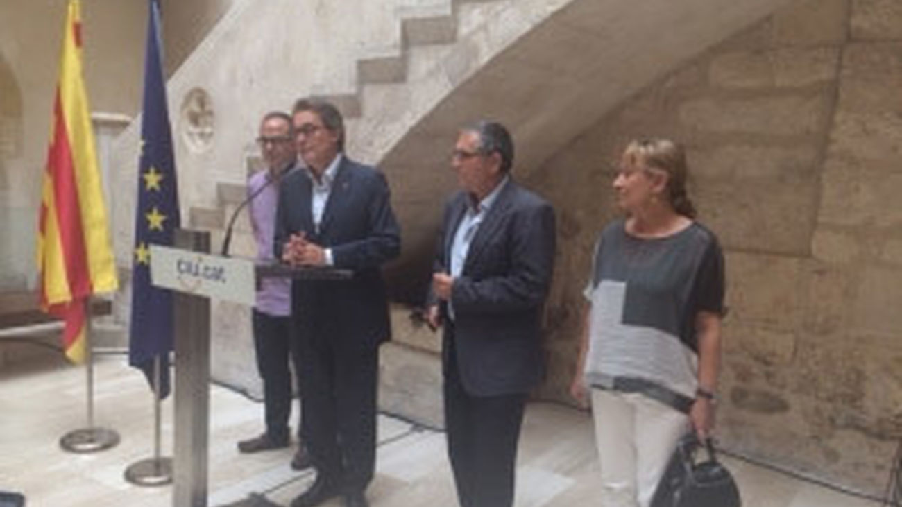 Mas: "No permitiremos un frente del 'no' para evitar votar el 9 de noviembre"