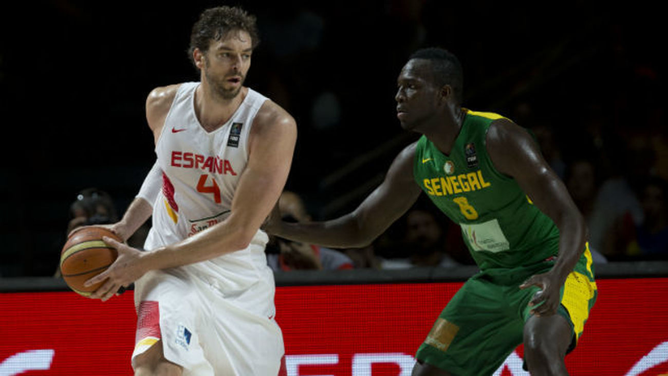 Pau Gasol, jugador de la selección española