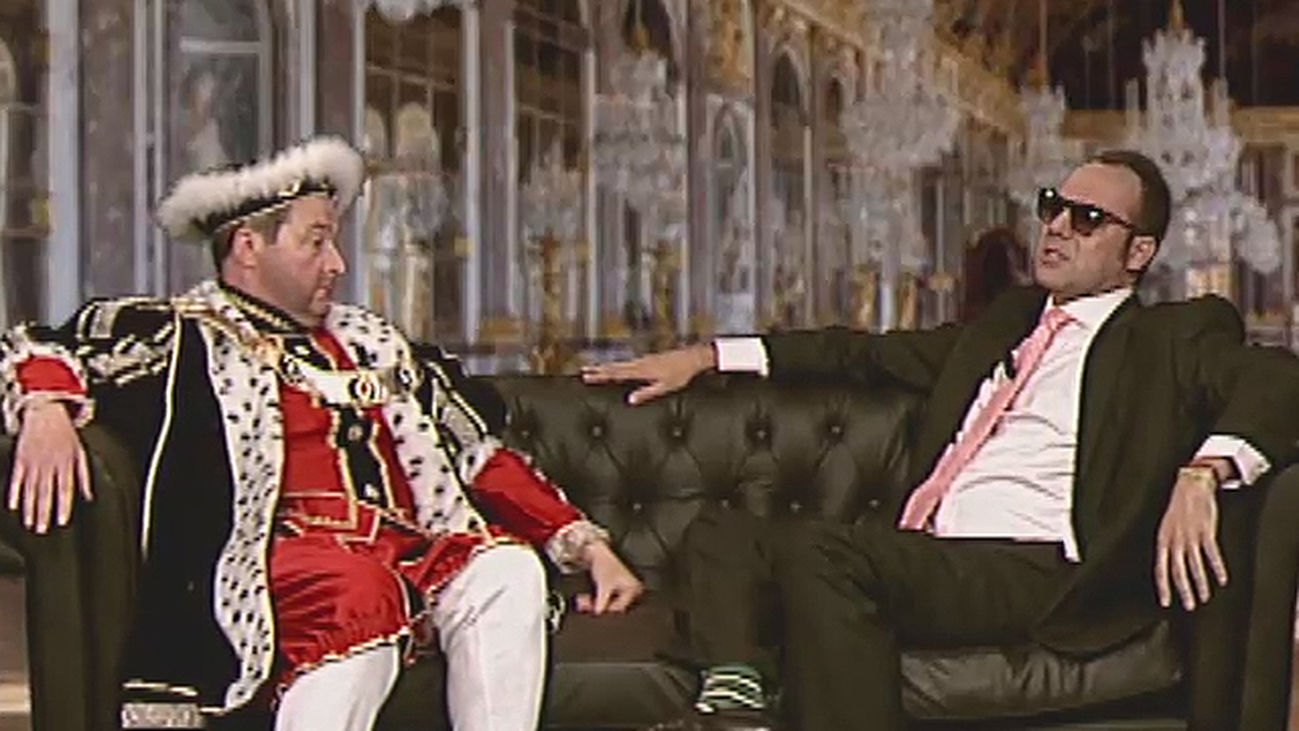 Enrique VIII, el último personaje histórico en sentarse en el Chester de Risto