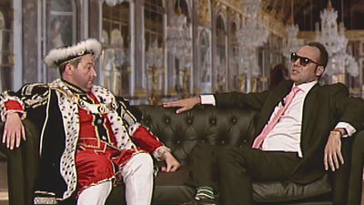 Enrique VIII, el último personaje histórico en sentarse en el Chester de Risto