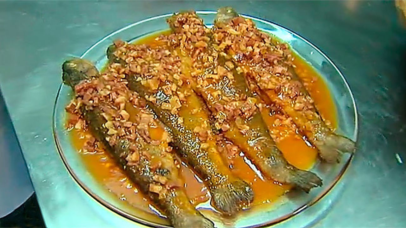 Receta de truchas al estilo 'Los Frutales'