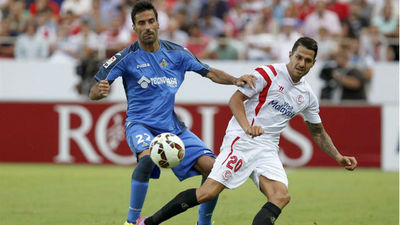 2-0. Un Getafe inferior cae ante el Sevilla