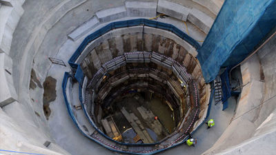 La tuneladora 'María' acaba el túnel para un colector de agua de 2,6 kms