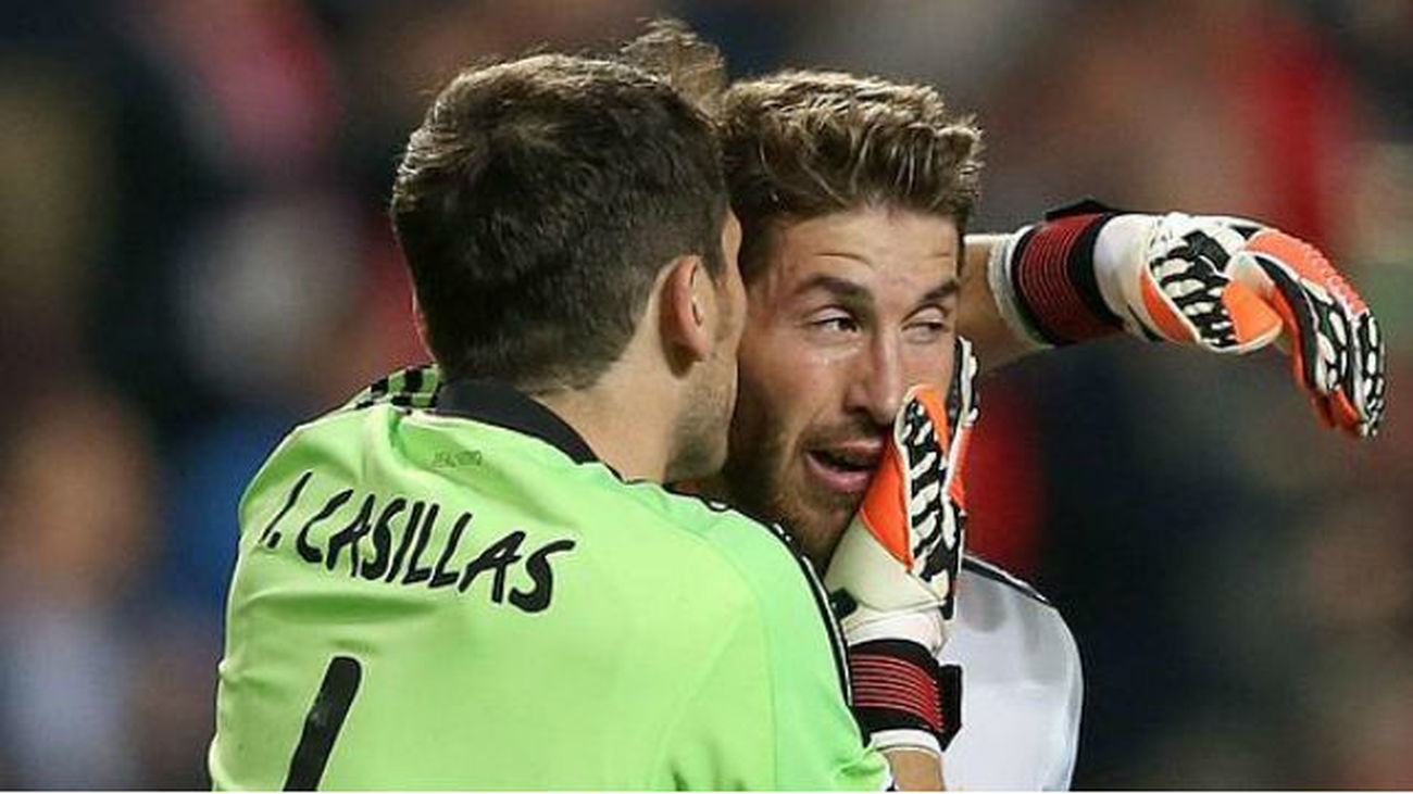 Iker Casillas y Sergio Ramos