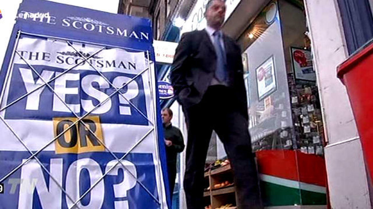 Las últimas encuestas dan una ligera ventaja al "no" a la independencia de Escocia