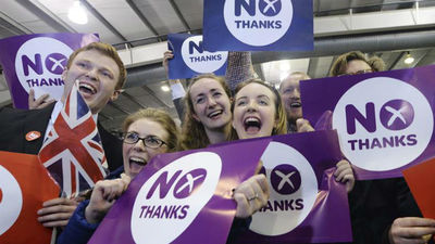 Escocia rechaza la independencia y seguirá en el Reino Unido