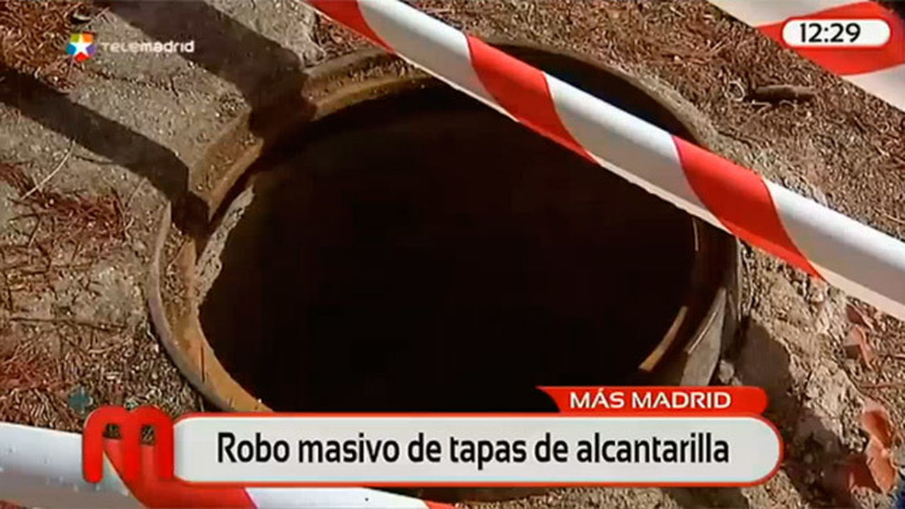 Ola de robos de alcantarillas en la Casa de Campo