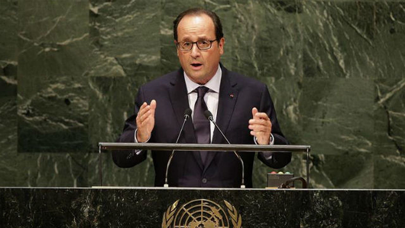 Francois Hollande, en la ONU