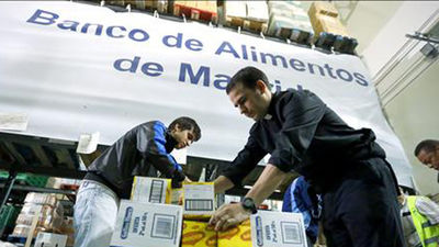 Barajas acoge una exposición de fotos del Banco Mundial de Alimentos