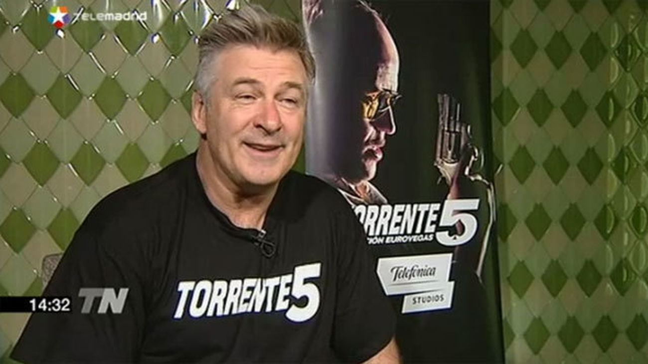 Santiago Segura y Alec Baldwin presentan 'Torrente 5'
