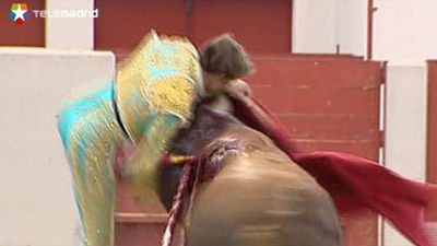 El diestro Eugenio de Mora cogido en Las Rozas