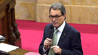 Artur Mas sobre el proceso: "No rectificaré"