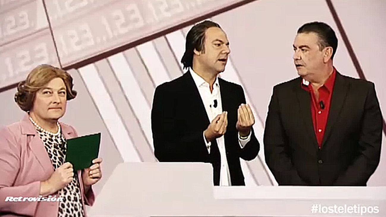 Tele Pedrerol y Juan Dato visitan a Mayra en una de las pruebas de Un Dos Tres