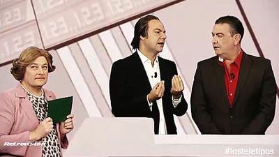 Tele Pedrerol y Juan Dato visitan a Mayra en una de las pruebas de Un Dos Tres