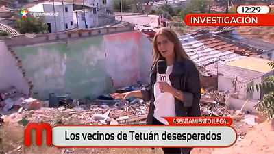 Un asentamiento ilegal entre ratas y basura en el barrio de Tetuán