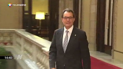 Mas pide corresponsabilidad a soberanistas ante el "adversario" del Estado