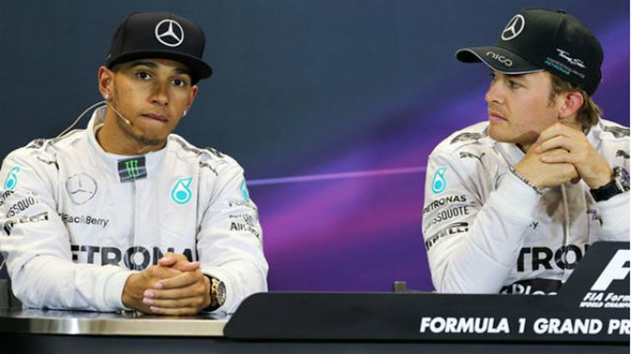Hamilton y Rosberg