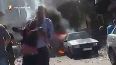 Funeral por los muertos en el atentado a colegio en Siria, la mayoría niños